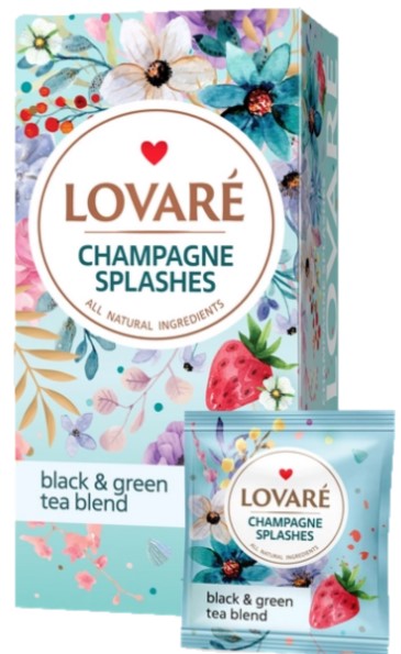 detail Čaj Champagne splashes 24*2g Lovaré