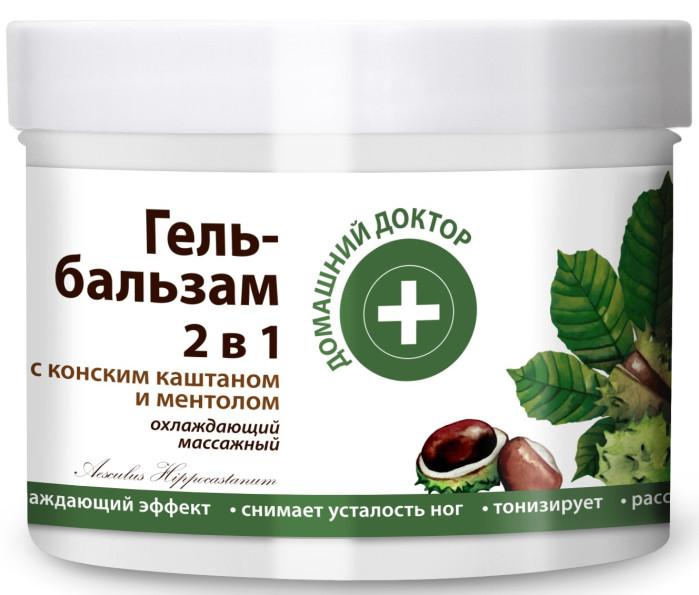 detail Gél-balzam na nohy s gaštanom500ml D.D.