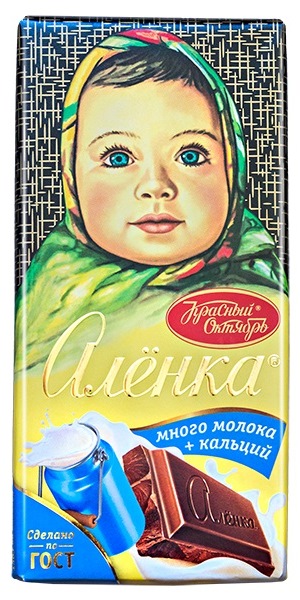 detail Čokoláda mléčná Alenka + Ca 90g