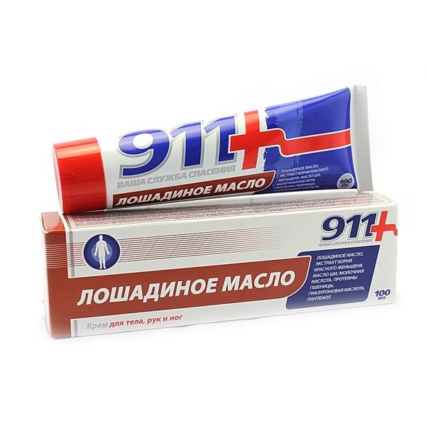 detail Koňský olej na tělo, ruce a nohy 911 100ml