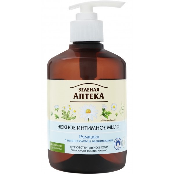 detail Jemné intímne mydlo Harmanček 370ml