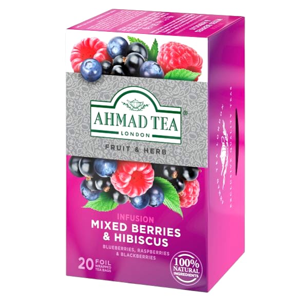 detail Ovocný čaj Lesné ovocie a ibištek 20×2 g Ahmad Tea