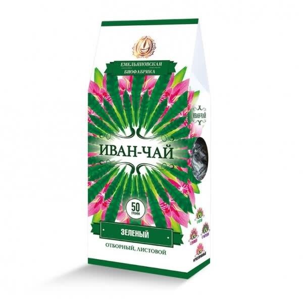 detail Zelený Ivan-čaj sypaný 50g Emeljanovská biofabrika