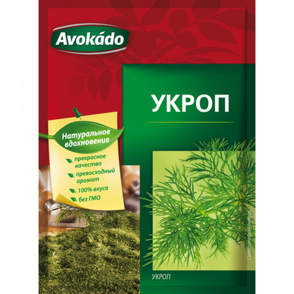 detail Sušený kôpor 7g Avokado