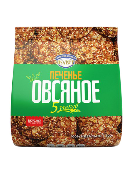 detail Ovsené sušienky 5 obilnín 300 g Poljet