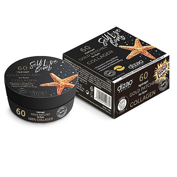 detail Kolagénové náplasti pod oči 60 kusov 90g Dizao