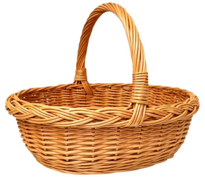 detail Velikonoční košík přírodní M