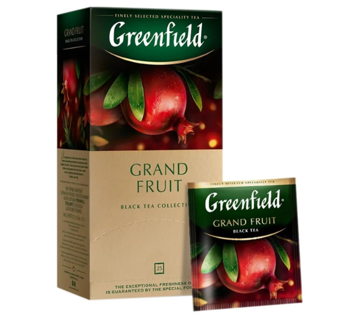 detail Čierny čaj Grand Fruit 25×2 g Greenfield