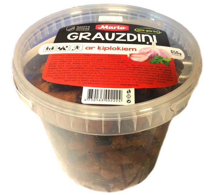detail Cesnakové grenky 650g Mario