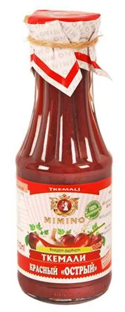 detail Omáčka Tkemali červená pálivá 310 ml Mimino