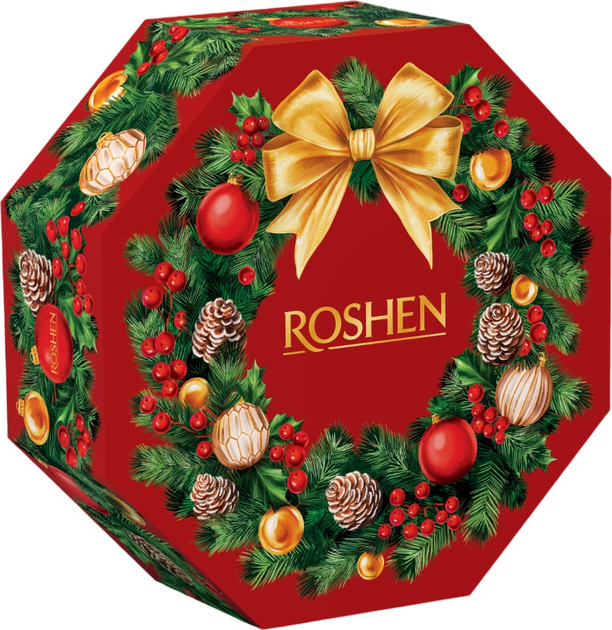 detail Vianočný balíček „Vianočný veniec“ 598g Roshen