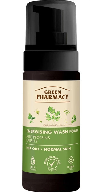 detail Čistiaca pena na pleť tonizujúca 150 ml Zelenaya Apteka