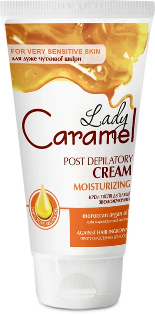 detail Hydratačný krém po depilácii pre citlivú pokožku 150ml Lady Caramel