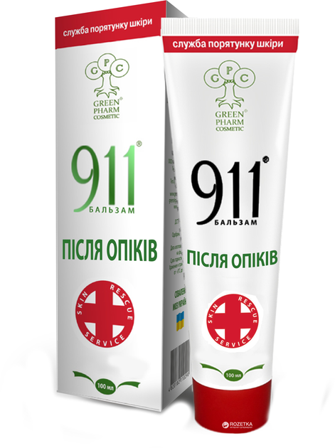 detail Balzam po popáleninách 911 100ml Green Pharm Cosmetic