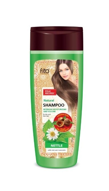 detail Šampón na vlasy žihľava s mätou a harmančekom 270 g Fito Cosmetic