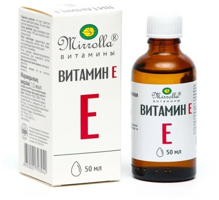 detail Vitamín E 50 ml Mirrolla