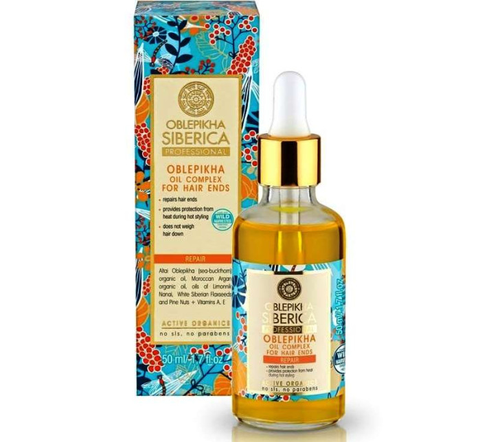 detail Rakytníkový olej pre končeky vlasov 50ml Natura Siberica