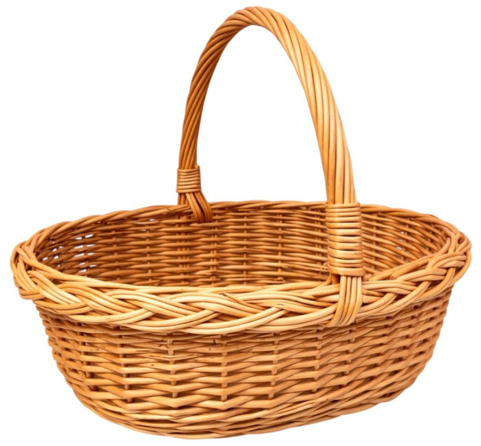 detail Velikonoční košík přírodní L