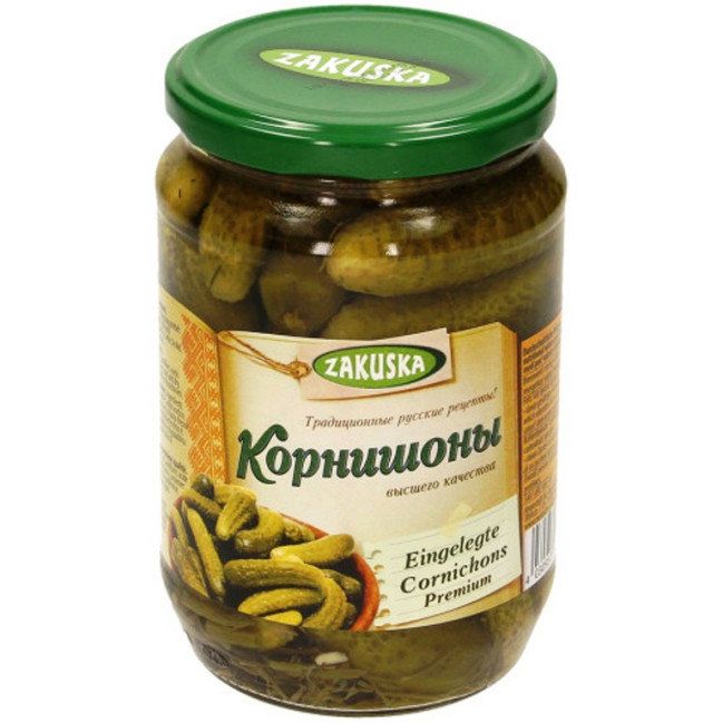 detail Nakládané okurky Kornišony 330g