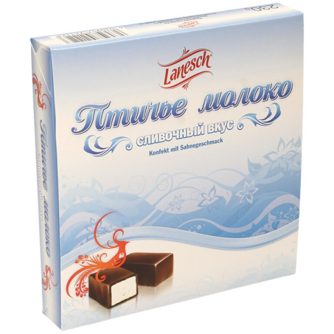 detail Vtáči mlieko smotanová chuť 230g Lanesch