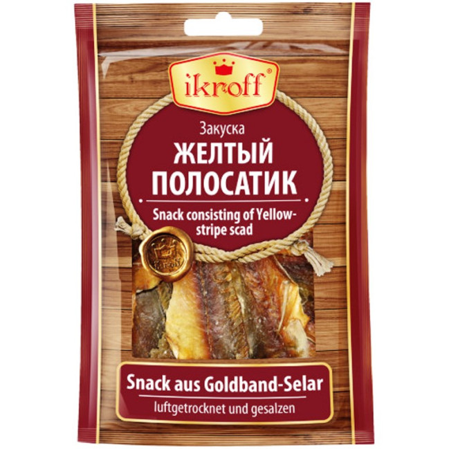 detail Zakuska Žlutý polosatik IKROFF 36g