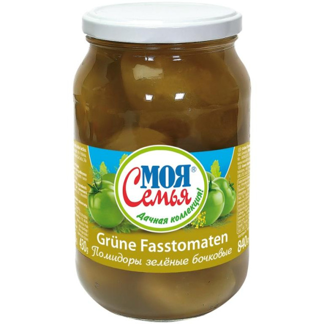 detail Nakládané zelená rajčata M.R. 430g