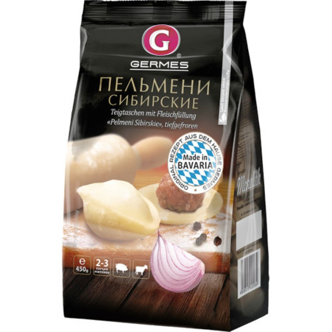 detail Pelmene Sibírskej Germes 450g