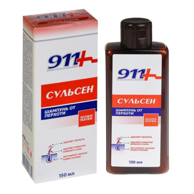 detail Šampon proti lupům Sulsen 911 150ml