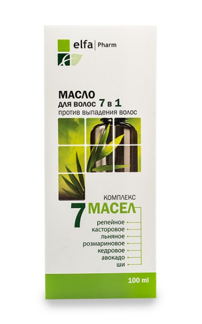 detail Olejový komplex pre vlas 7v1 100ml Elfa Pharm