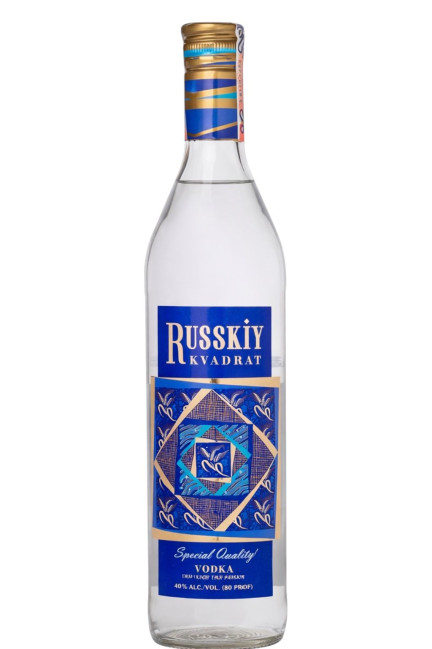 detail Vodka „Russkiy Kvadrat“ 1 L alk. 40 %