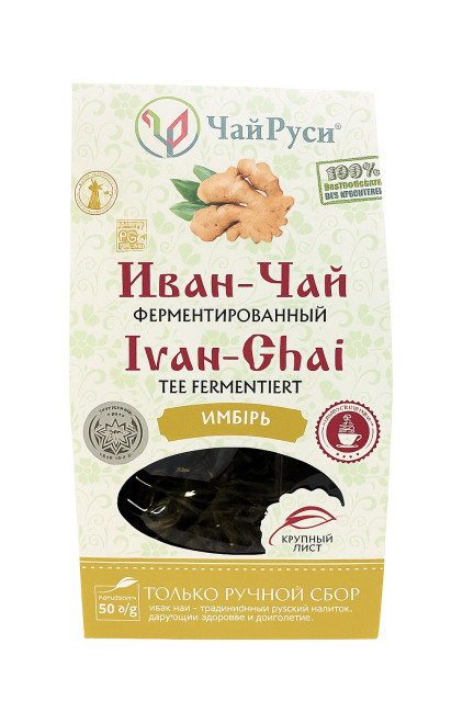 detail Ivan-čaj so zázvorom 50g Čaj-Rusi