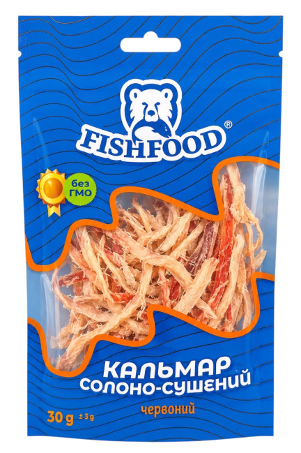 detail Sušená a solená červená kalamáre 30g Fishfood