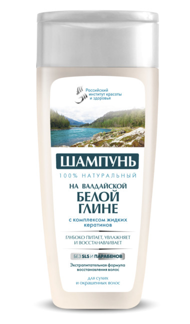 detail Šampón „Biely Valdaj“ na suché vlasy, 270 ml Fito Cosmetics