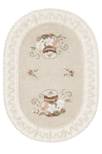 detail Veľkonočný obrúsok do košíka 60×40 cm