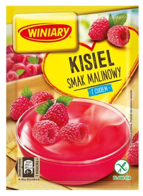 detail Kisel s malinovou príchuťou 77g Winiary