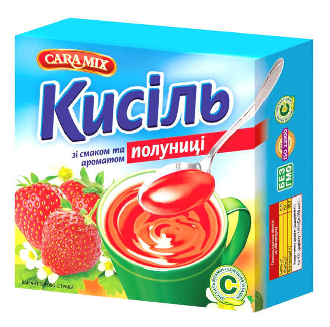 detail Kisel s jahodovou príchuťou 150 g Caramix