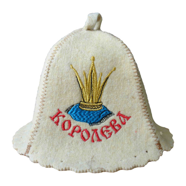 detail Čiapka na banju (saunu) KOROLEVA