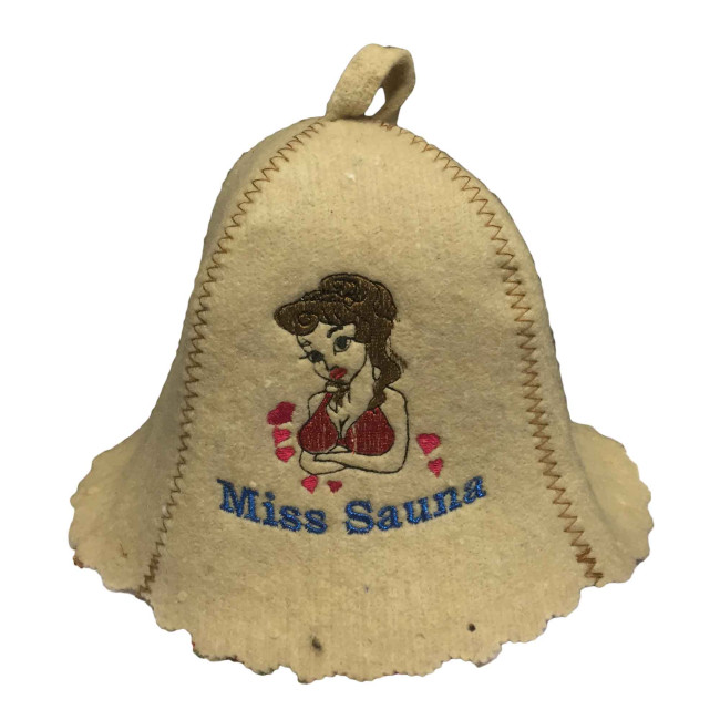 detail Čiapka na banju (saunu) MISS SAUNA