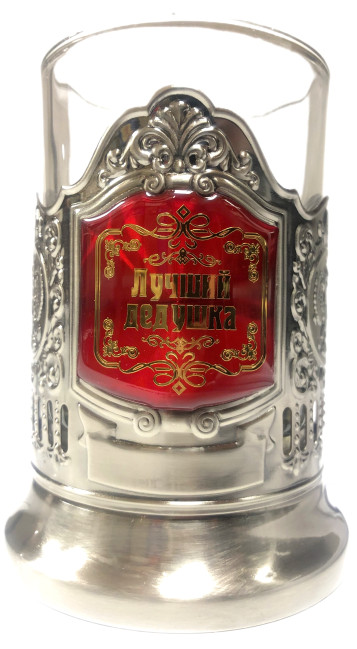 detail Držák nápojů se skleničkou 200ml Lučšij deduška