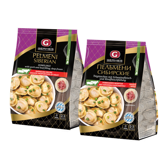 detail Pelmene Sibírskej Germes 450g
