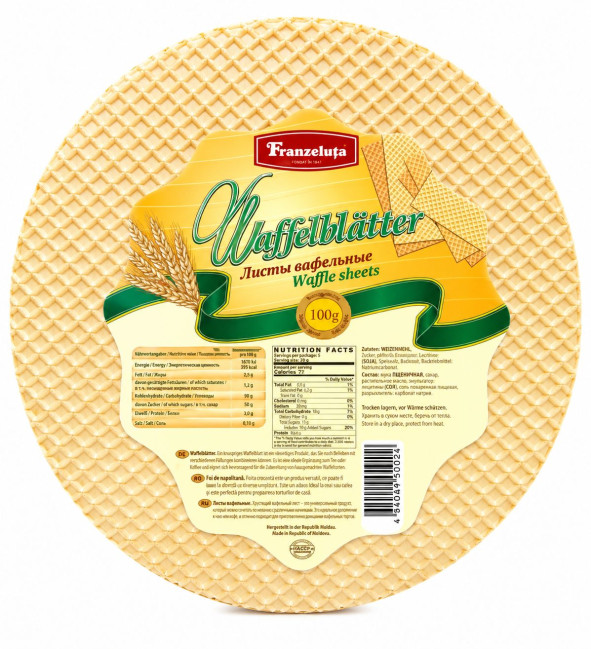 detail Oplatkové listy na dort Franzeluta 100g