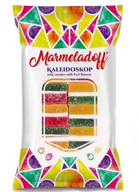 detail Trojvrstvová marmeláda Kaleidoskop 220g Marmeladoff