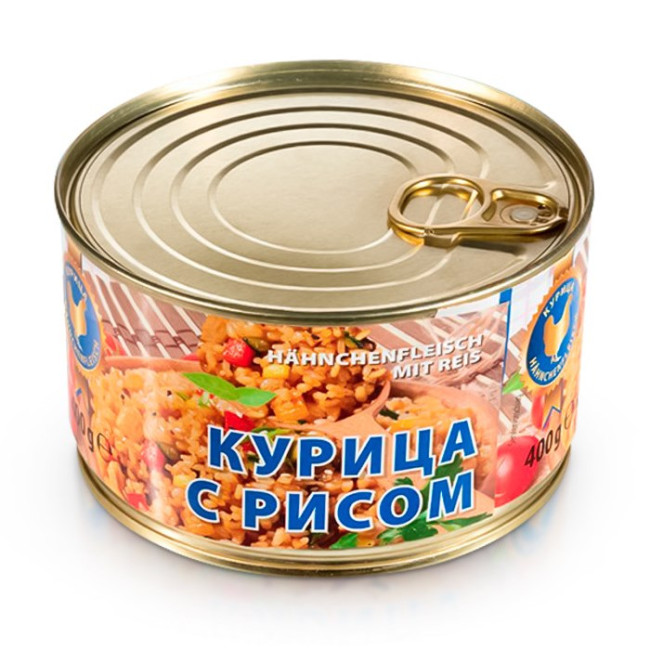 detail Kuracie mäso s ryžou 400g