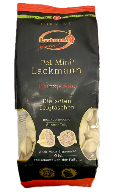 detail Pelmene Imperskie 900g Lackmann hovezi/kureci