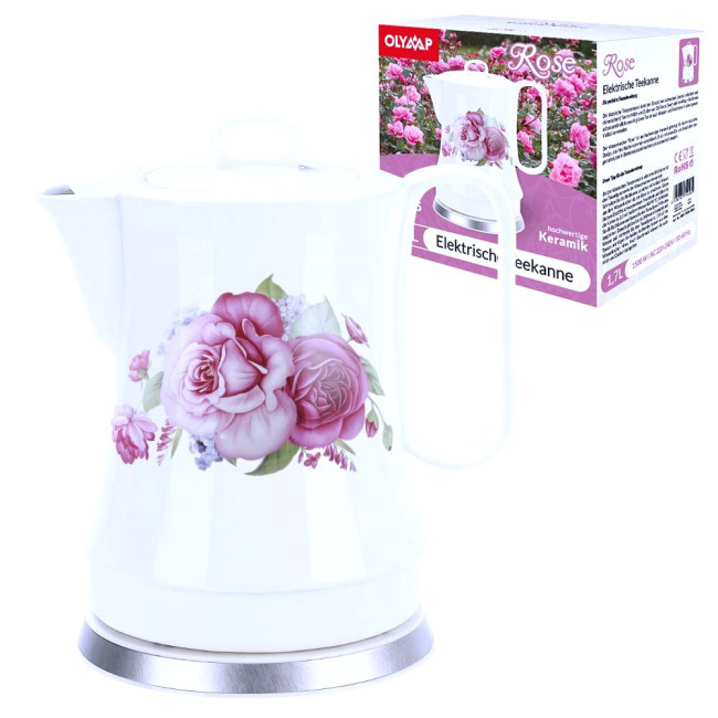 detail Rýchlovarné kanvice Ruže 1,7L 1500W