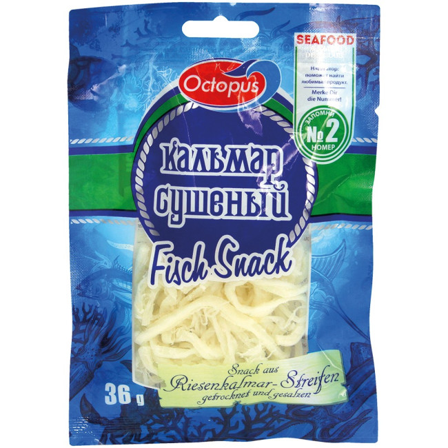 detail Sušená chobotnice Octopus 36g