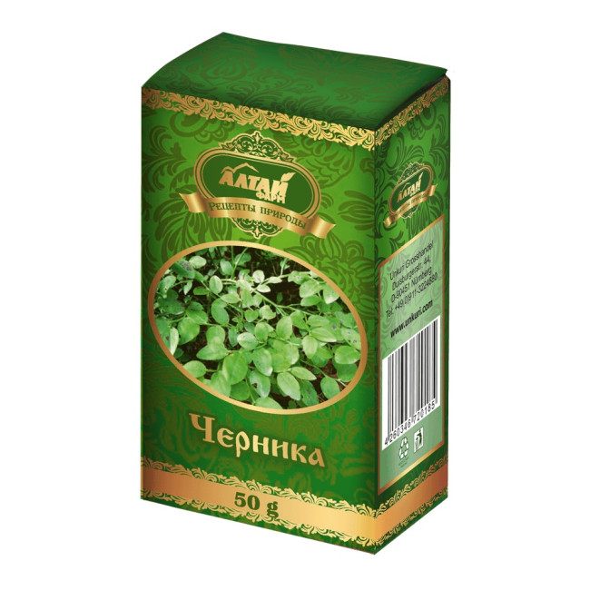 detail Čučoriedkové listy 50g Altaj