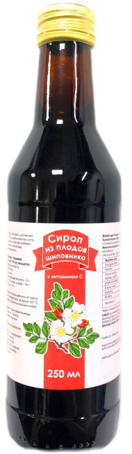 detail Šípkový sirup 250 ml