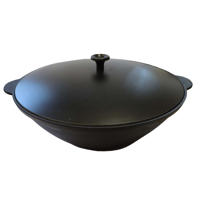 detail Liatinová WOK panvica 2,7L Kamskaja posuda