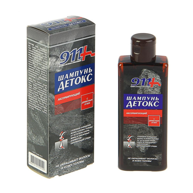 detail Šampon detox na vlasy absorpční 911 150ml